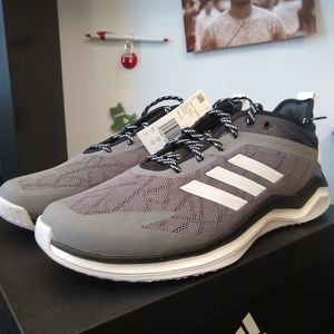 adidas Gray and Black Athletic Shoes